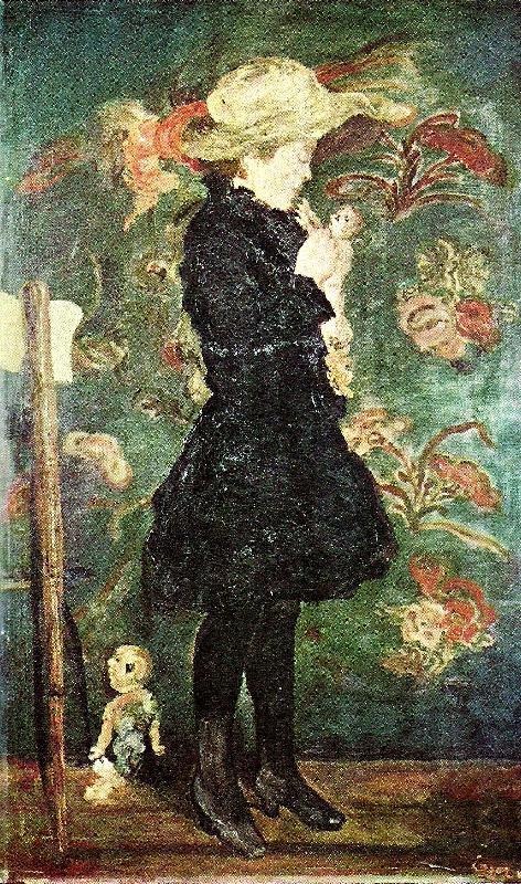 James Ensor flicka med docka